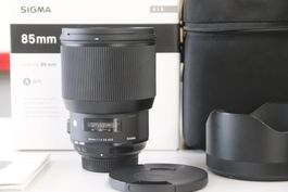 SIGMA 85mm f1.4 ART DG Objektiv für Nikon F