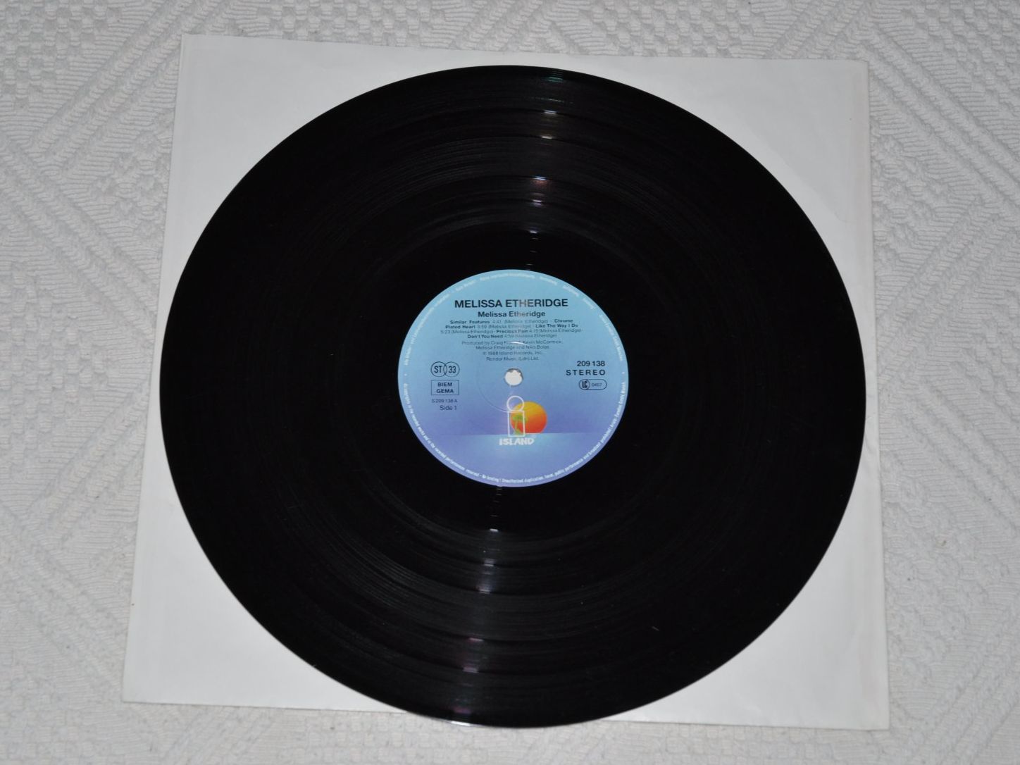 Vinyles: LP Melissa Etheridge - Melissa Etheridge - 1988 – D'occasion à Boll par Theodora15 4
