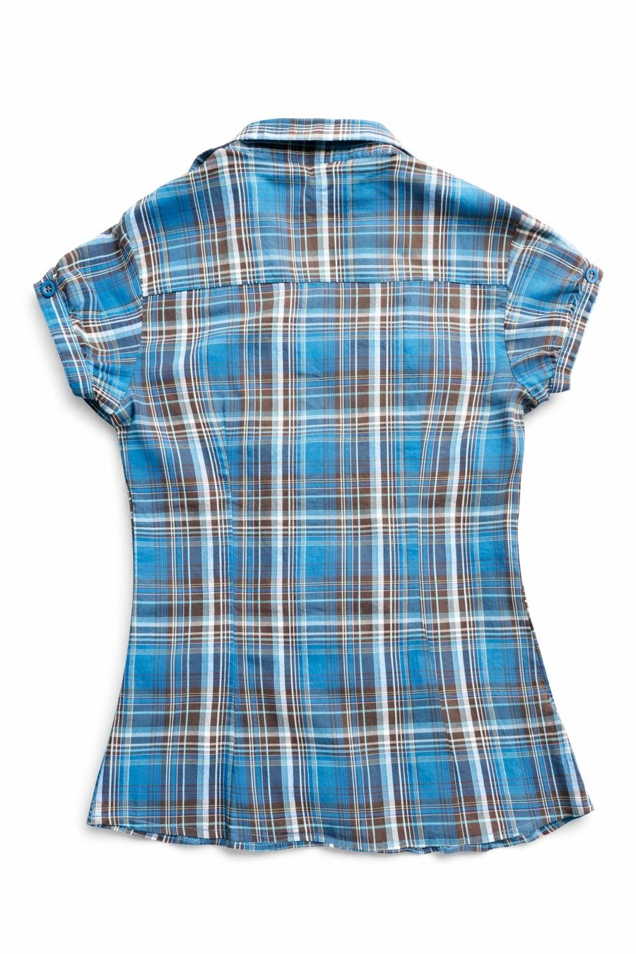 Camicette: Bluse Damen Kariert Blau Kurzarm Gr. 36 – Nuovo (secondo la descrizione) da Fully venduto da VaneaSelection 3