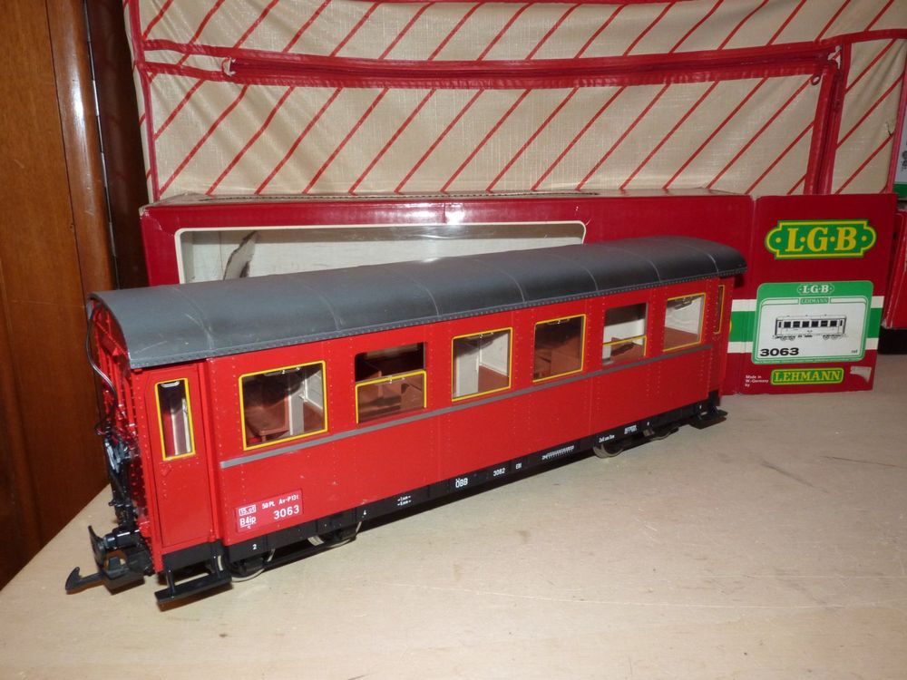 LGB L36362 Personenwagen – Spoor G – Epoche VI – 58 Cm – Fichtelbergbaan – Verzamelaarsmodel – Voor Modeltreinliefhebbers