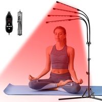 Rotlichtlampe mit Ständer 120 LEDs Infrarotlampe mit Timer