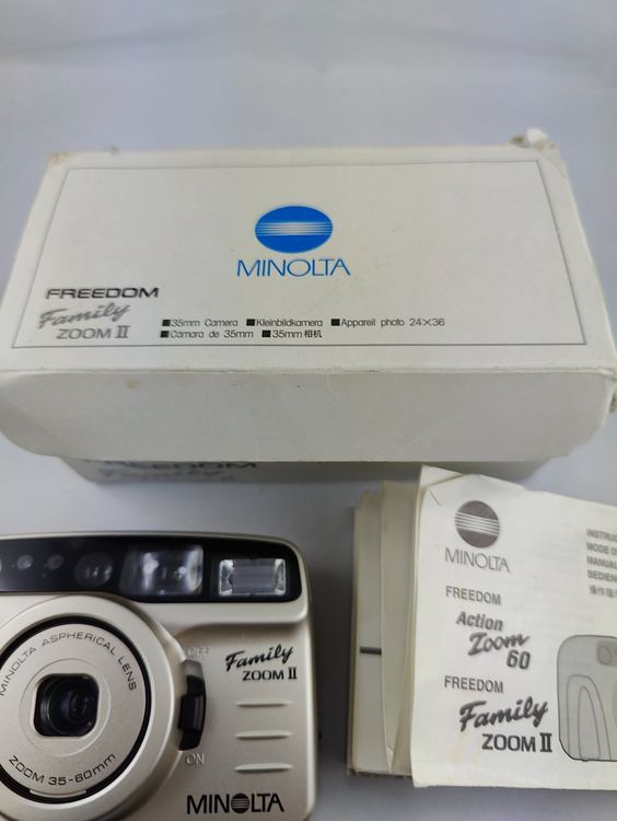 Minolta Freedom Family Zoom II Point et Shoot 35mm Caméra Kaufen auf