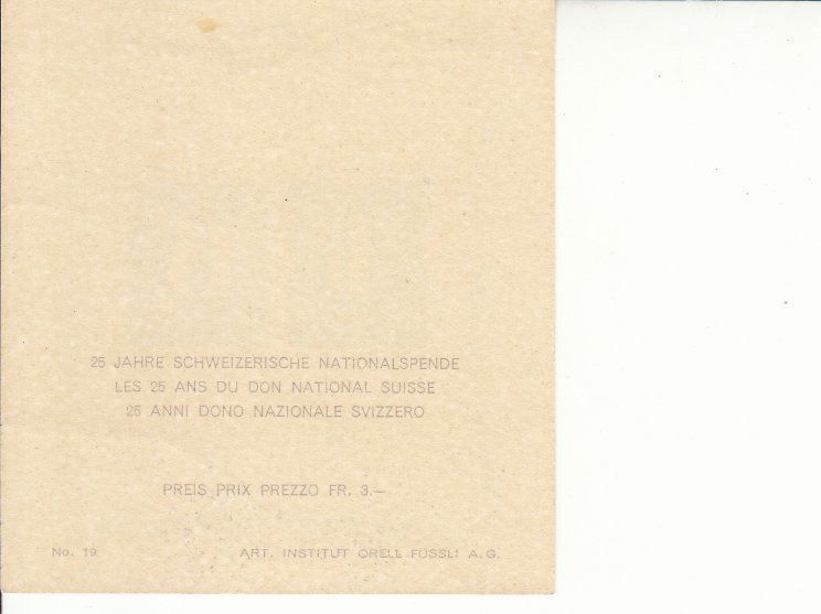Alle Briefmarken: SBK W14 *, Bl. Nr. 19 – Gebraucht aus Bürglen TG von StampGraf 1
