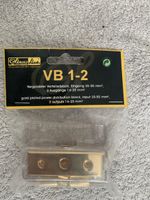 Vergoldeter Verteilerblock VB 1-2 SinusLive neuwertig