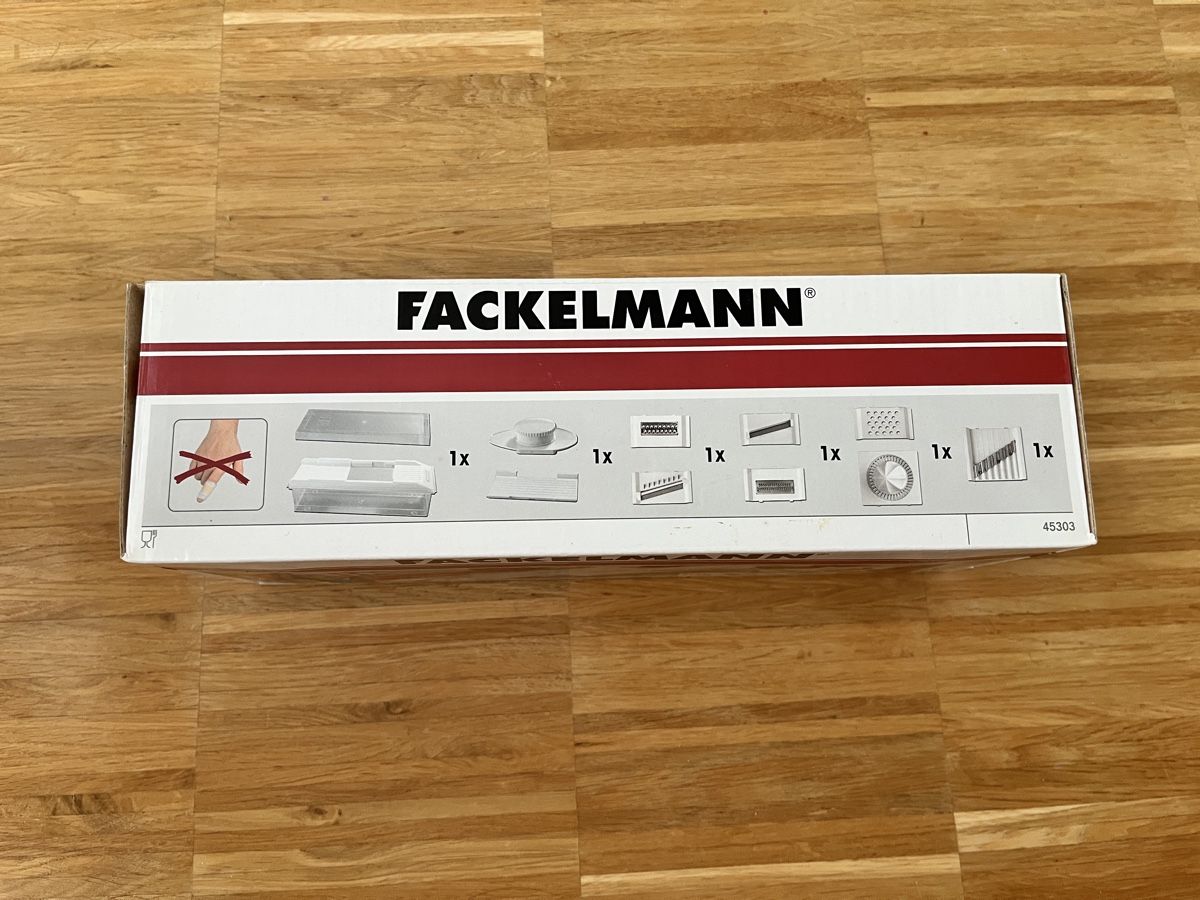 Elettrodomestici da cucina: Fackelmann 8in1 Mandoline Slicer Grater  – Nuovo e nell'imballaggio originale da Pfäffikon SZ venduto da Zitrone_100 1