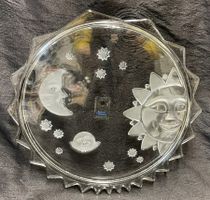 WALTHERGLAS/KRISTALLGLASPLATTE / D 34cm
