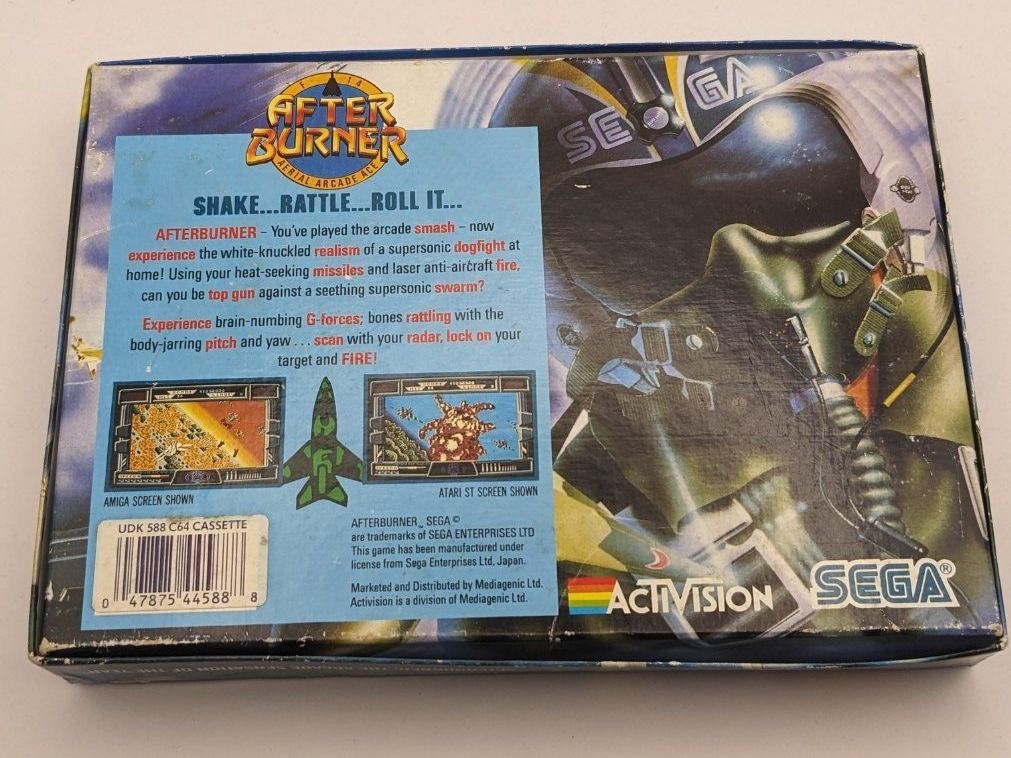Spiele: Sega - Afterburner - C64 / C128 Tape ca. 1988 – Gebraucht aus Bad Ragaz von MR_BR 1