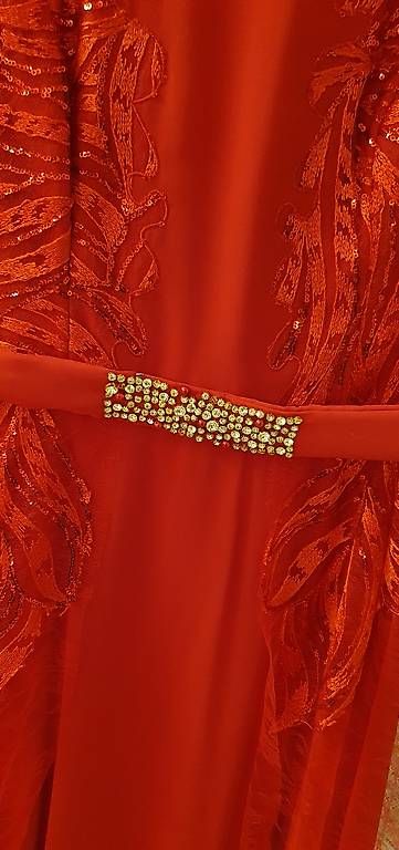 Vestiti: Abendkleid Rot Neu – Nuovo e nell'imballaggio originale da Langenthal venduto da hab_zw5p 4