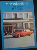 Prospekt Mercedes-Benz 240D/300D/250 7-8 Sitze 1977 Rarität