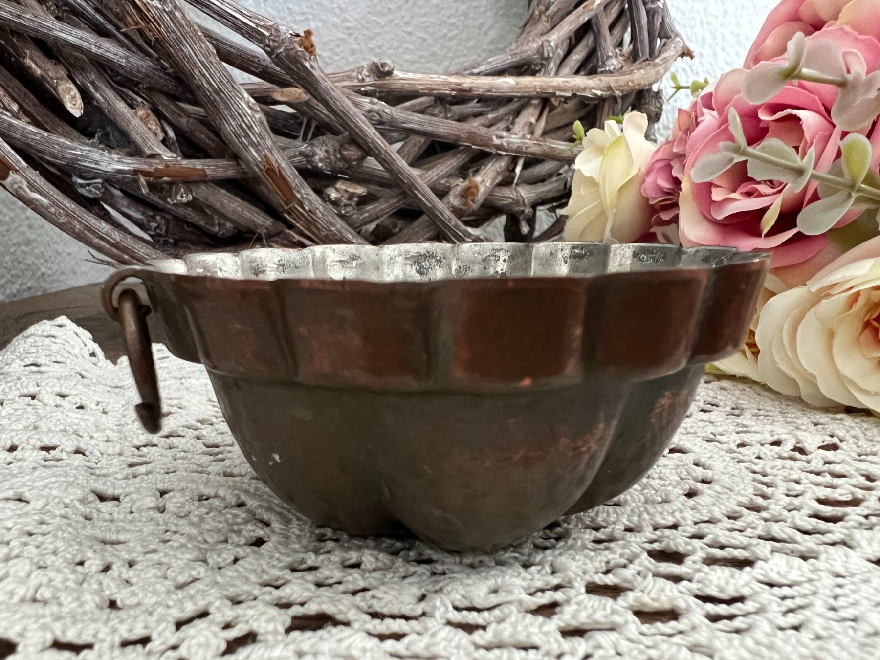 Backformen: Shabby, alte Guggelhopf - Kupfer – Gebraucht aus Walzenhausen von Cerna007 4