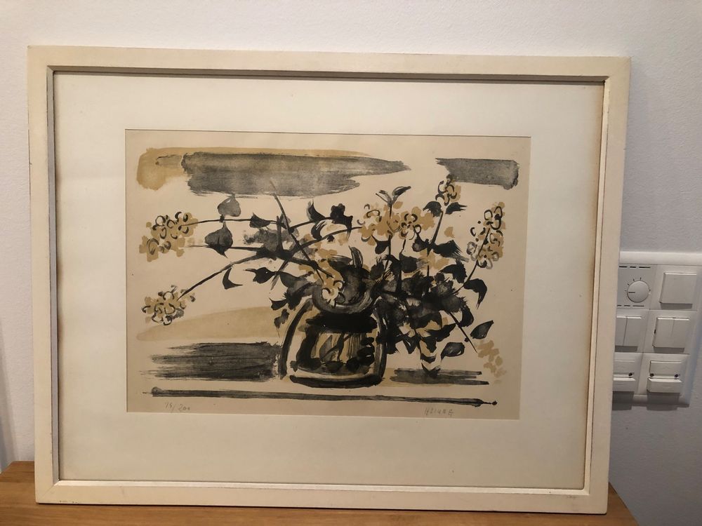 HSIUNG PingMing (19222002), Farblithographie, Blumenvase Kaufen auf
