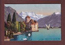 Château de CHILLON - Dents du Midi - 1921
