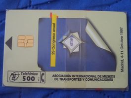 Telefonkarte Telefonica Madrid 1997 gebraucht 500 PTA