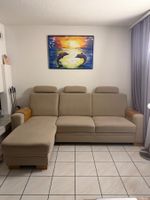 Kompaktes Ecksofa mit Schlaffunktion (250 cm) –guter Zustand