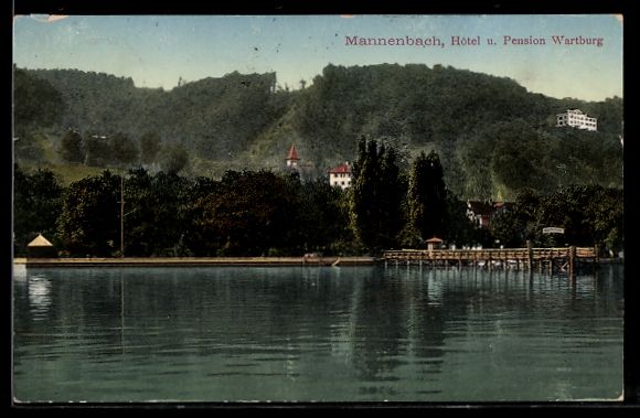 Ansichtskarten: Mannenbach, Hotel und Pension Wartburg – Gebraucht aus Berlin von bartko-reher