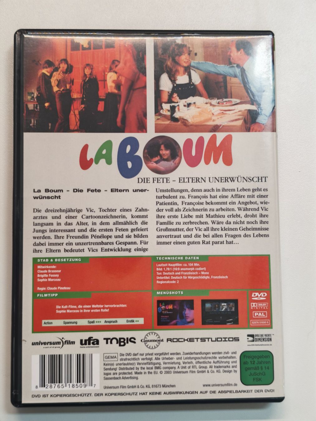 Tutti i DVDs: La Boum – Die Fete – Usato da Liestal venduto da Kratzilla 2