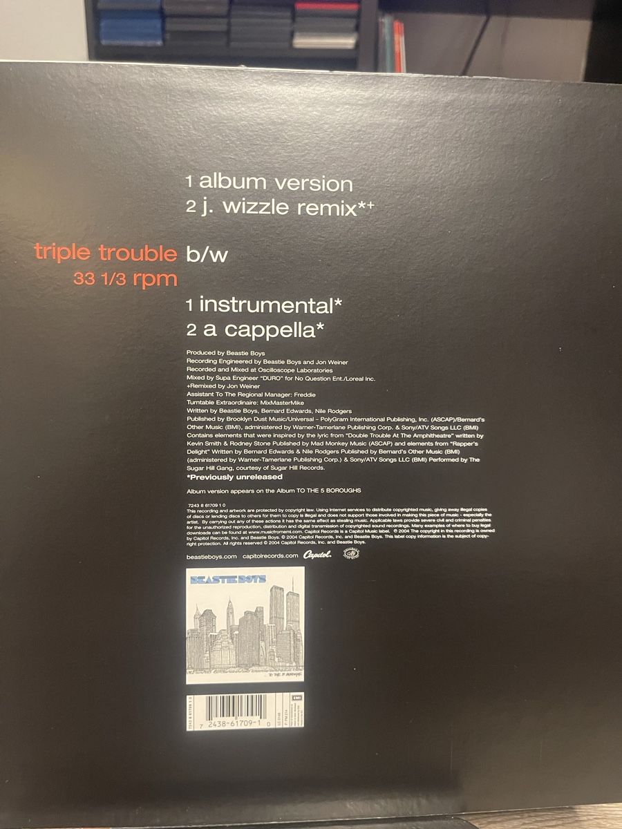 Dischi in vinile: Beastie Boys / Triple Trouble – Nuovo (secondo la descrizione) da Dagmersellen venduto da stonefinger 1