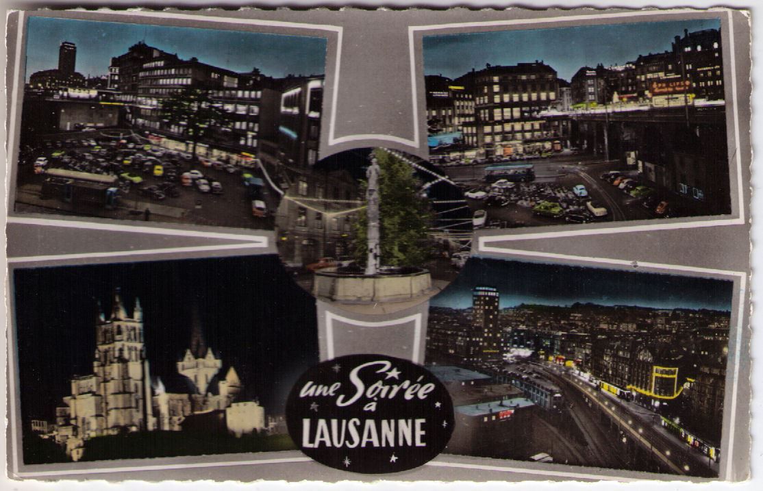 Ansichtskarten: Lausanne 4 Bild AK – Gebraucht aus Binningen von Mountainrider