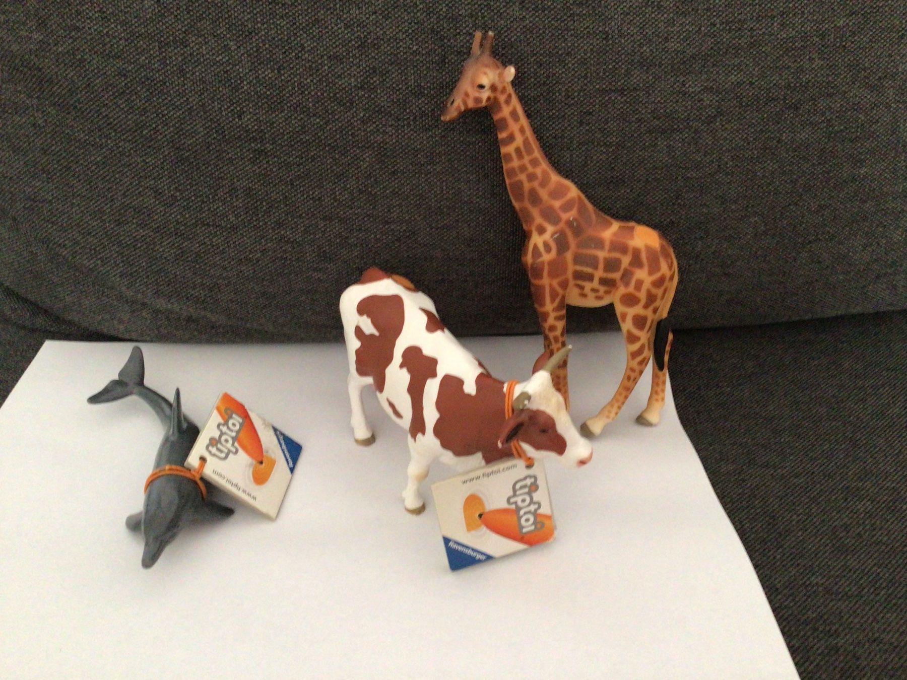 Tiptoi Giocattoli: Tiptoi -Tiere Giraffe & Delfin & Kuh – Usato da Roggwil BE venduto da Worni52