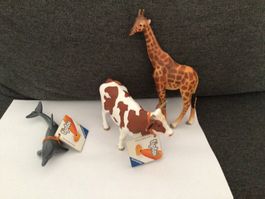 Tiptoi -Tiere Giraffe & Delfin & Kuh