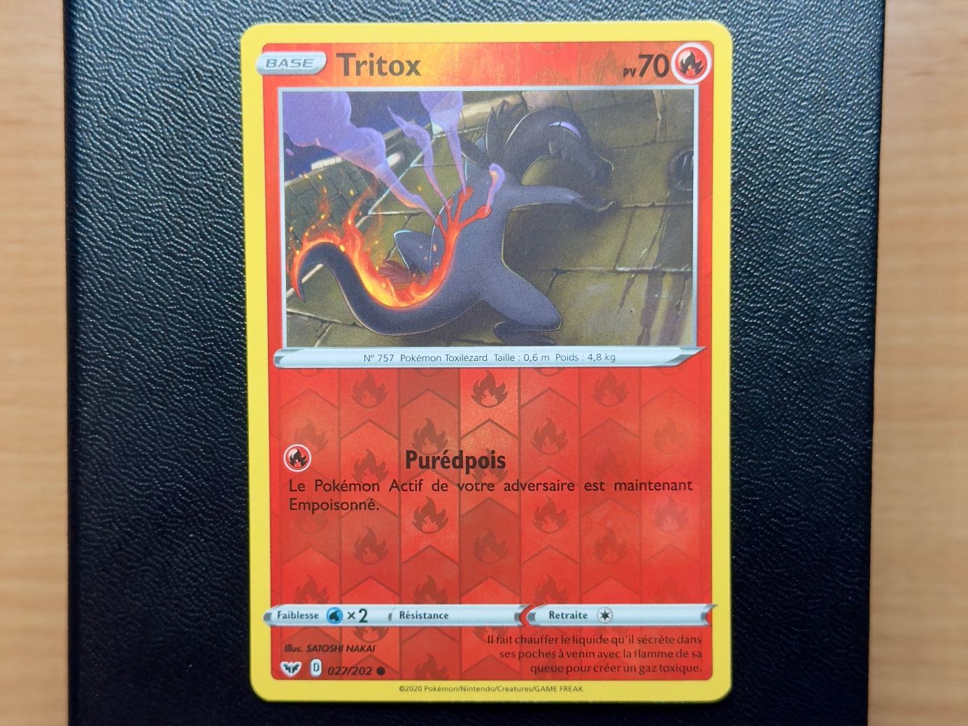 Pokémon Sammelbilder & Trading cards: Tritox Reverse (027/202) - Épée et Bouclier - SSH FR - EB01 – Gebraucht aus Chézard-St-Martin von Kro_Cards