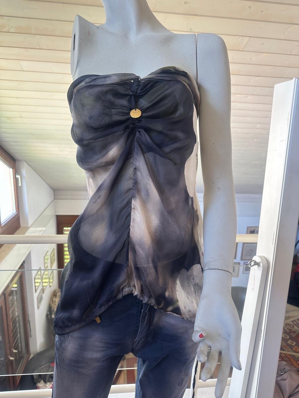 Camicette: Neue Seidenbluse von MARY DEPP – Nuovo (secondo la descrizione) da Neuhausen venduto da Lechasseur 5