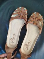 Yokono Sandalen Leder braun Grösse 39,neuerwertig!