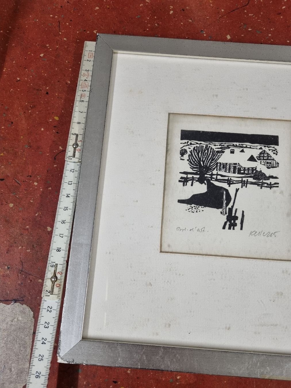 Incisioni: 3 bild holzschnitt Henz Keller – Usato da Ostermundigen venduto da vintage60 6