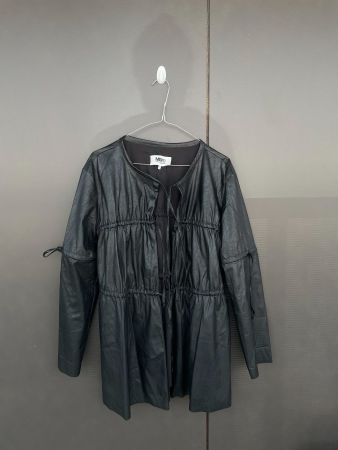 100% original Maison Margiela Jacket Medium faux Leder