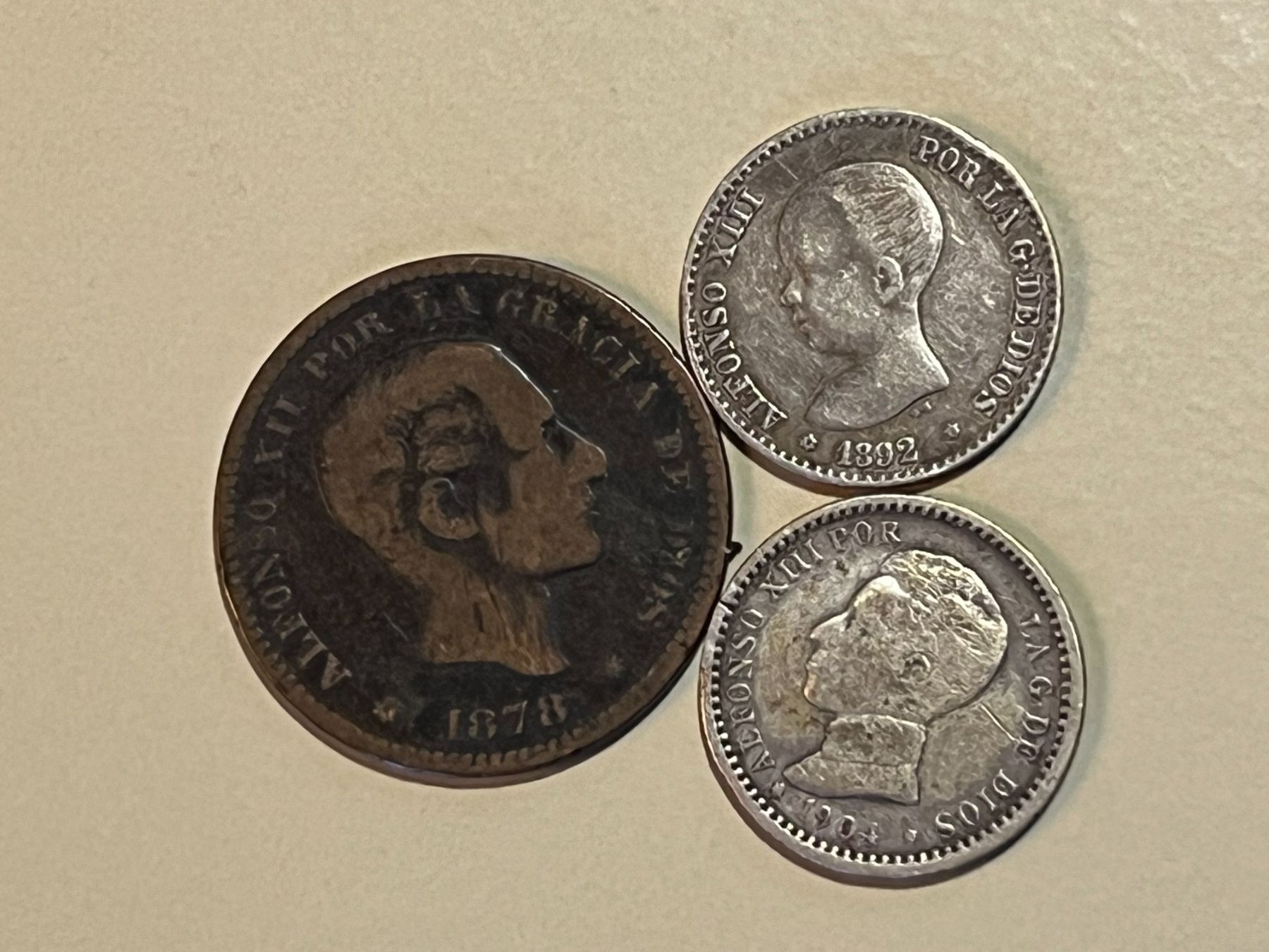 Tutti le monete: 5 Centav.1878/50 Centavos 1892/1901 – Usato da Wettingen venduto da pozza01