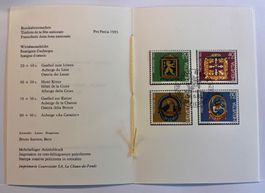Pro Patria 1983 Wirtshausschilder PTT-Heftlein Stempel Ausga