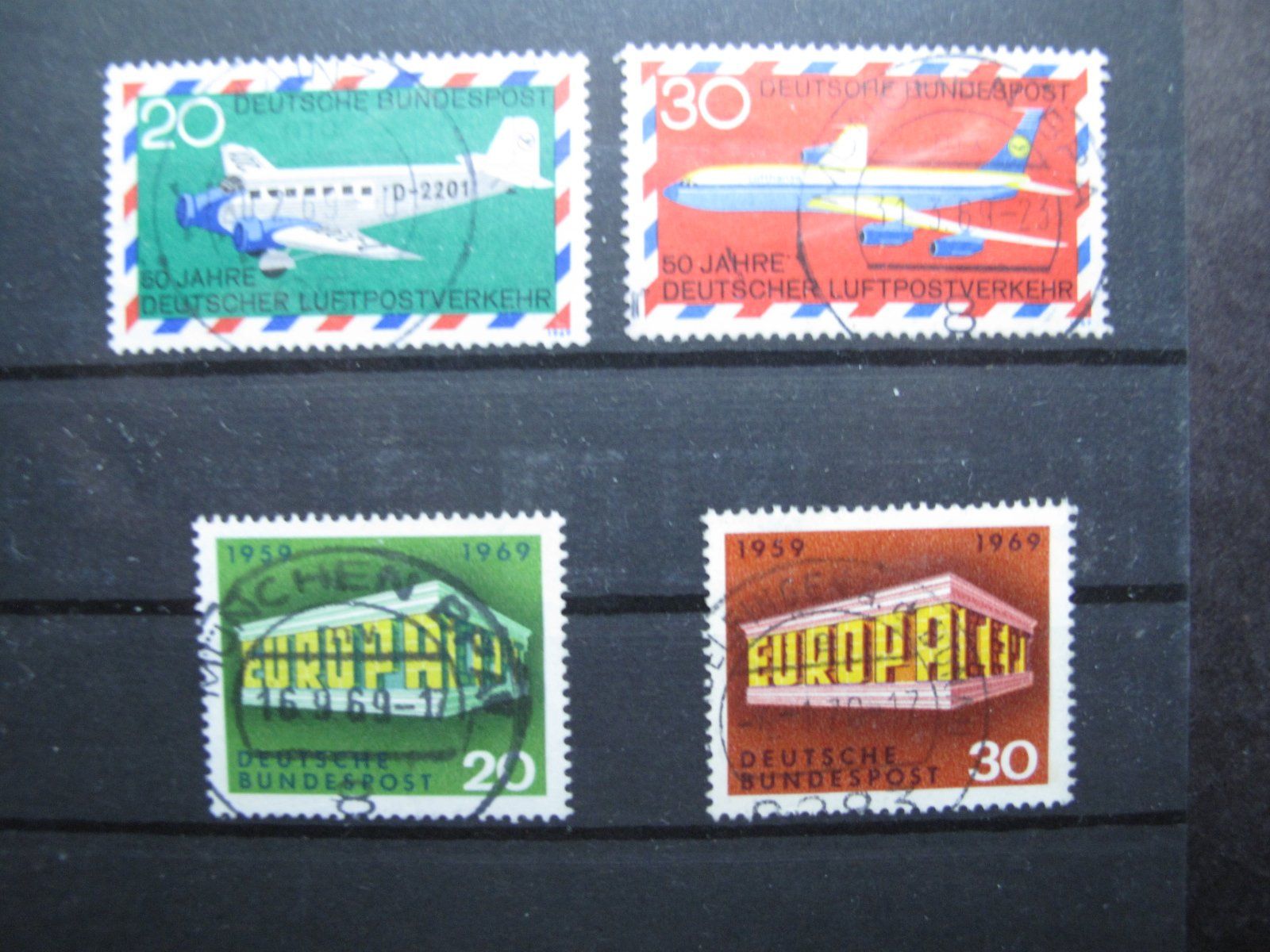 Alle Briefmarken: BRD 1969 Luftposr / Europa gest. – Gebraucht aus Wil SG von fva01
