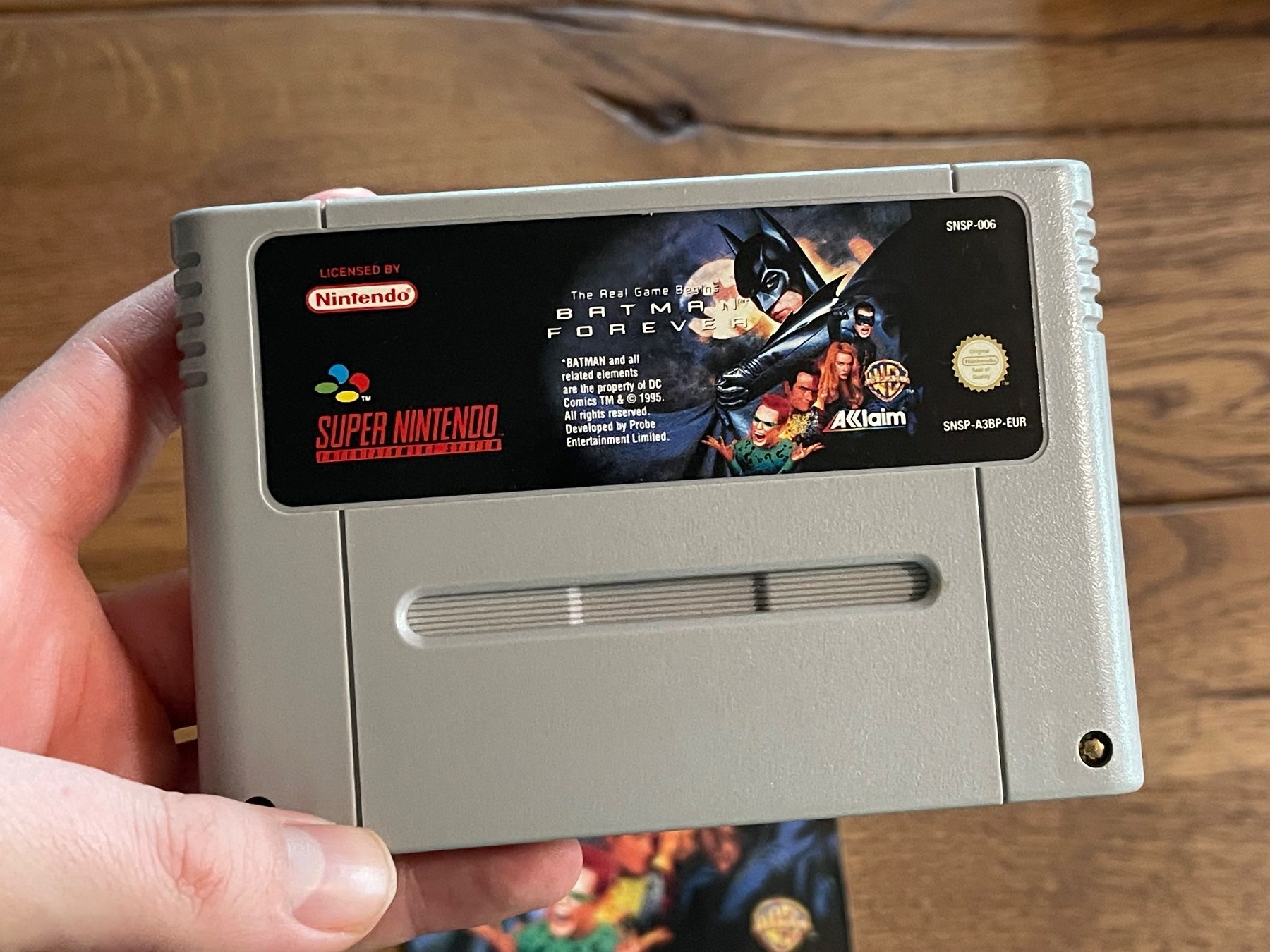 Nintendo Giochi: Batman Forever - Super Nintendo - SNES - mit Anleitung – Usato da Zuerich venduto da Dorsi 2