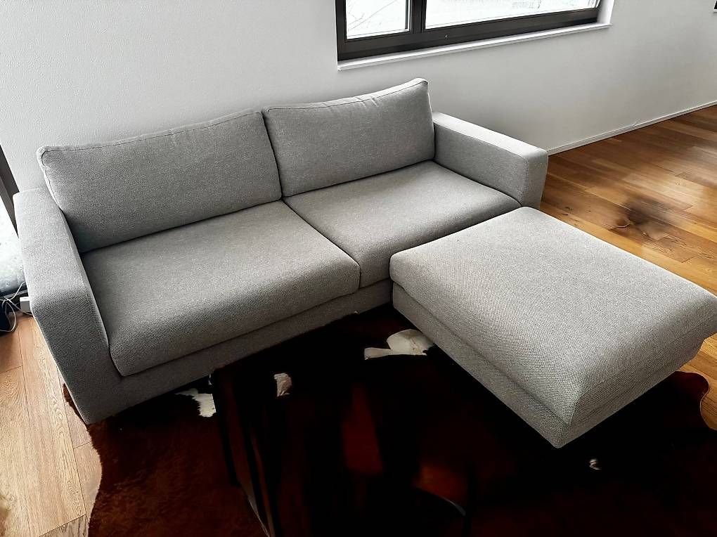 Sofacompany Divani: 3er Sofa mit Hocker, Top Zustand – Usato da Brütten venduto da adidude