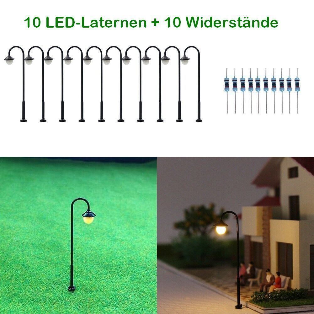 Modellini di ferrovie: LED-Laterne "Limmattal"  Spur N, 10 Stk. – Nuovo (secondo la descrizione) da Luzern venduto da Salefactory