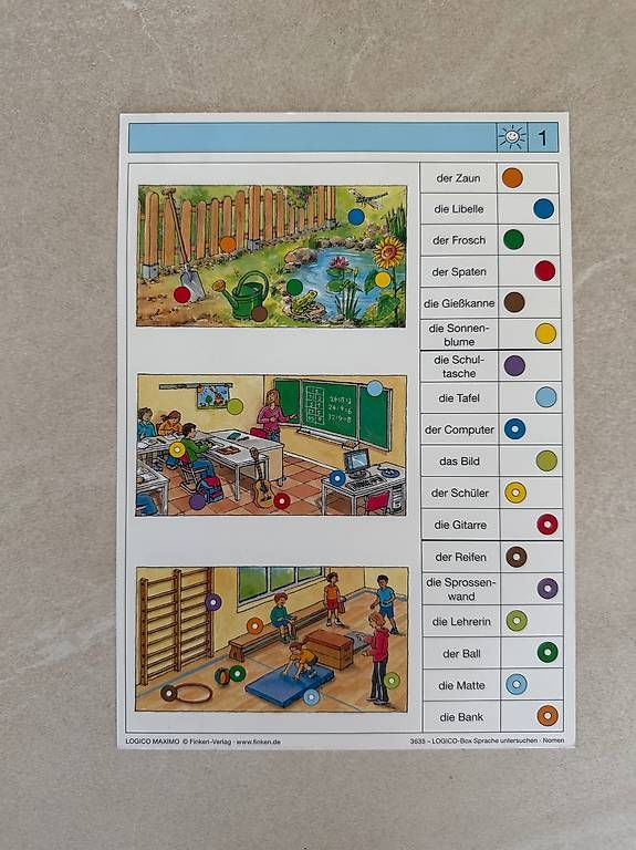 Spiele: LOGICO MAXIMO Sprache untersuchen – Gebraucht aus Schönenbuch von Herbie6446 3