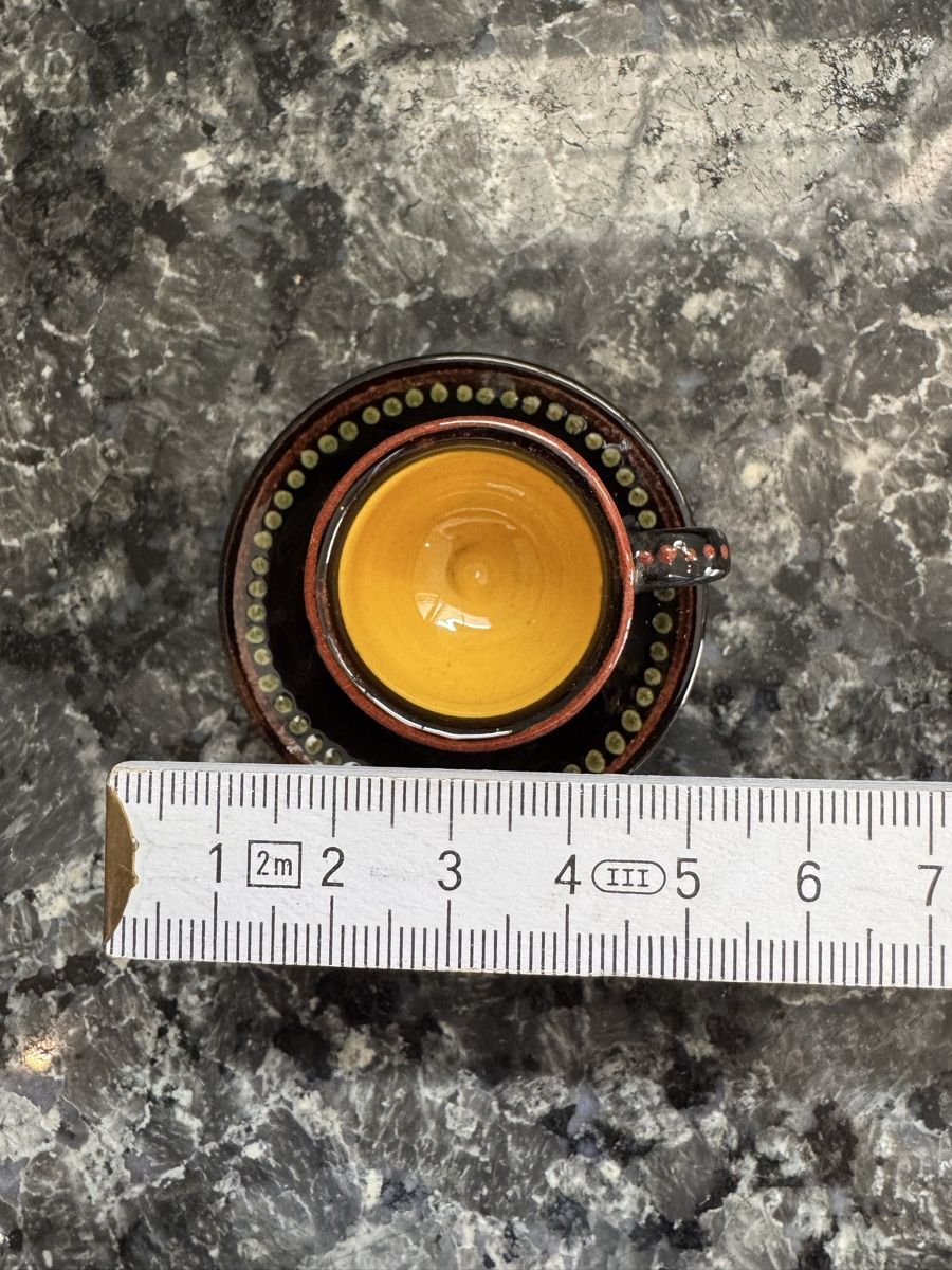 Geschirrsets: Mini Tee- und Kaffeeservice Keramik,Handbemalt – Gebraucht aus Koppigen von Landhaus 6
