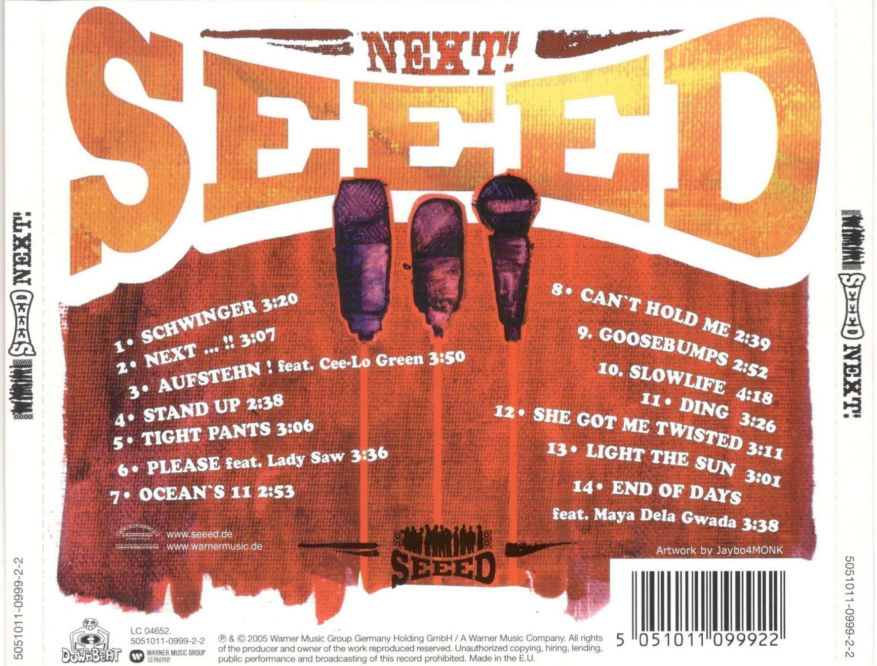 CD: CD Seeed Next! – Usato da St. Margarethen TG venduto da Smiley-Face 1