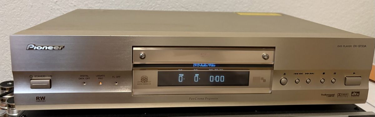 Pioneer Sistemi audio & multimediali: Pioneer DV S733A Universalplayer SACD DVD-Audio CD – Usato da Wädenswil venduto da Hamster0510