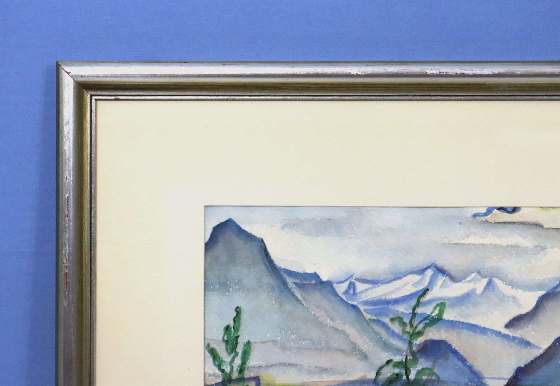 Dipinti: Hans Walter Scheller 1896-1964, Aquarell "Seelandschaft"- – Usato da Zug venduto da Kunst-Fundgrube 7