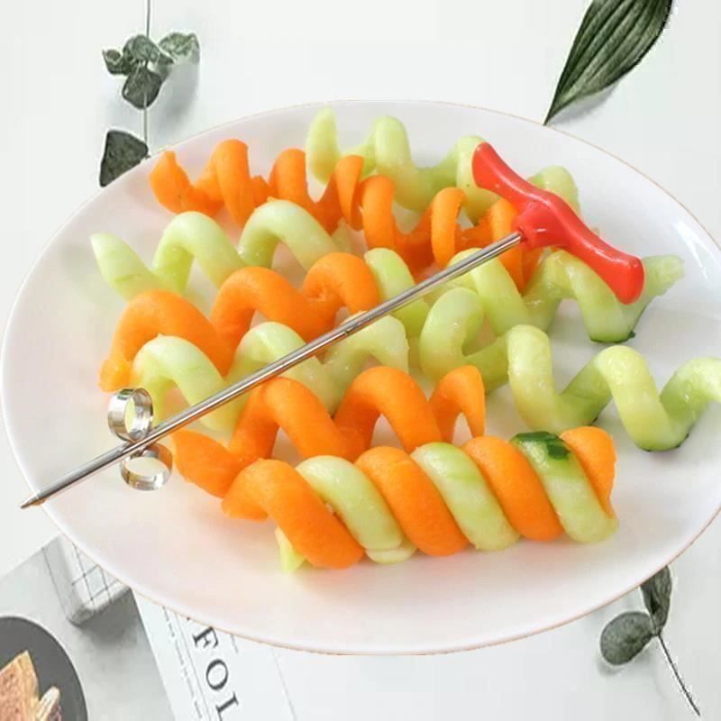 Elettrodomestici da cucina: Gemüse-Spiralmesser - Couteau à spirale légumes – Nuovo e nell'imballaggio originale da Gurmels venduto da Swisspod 1