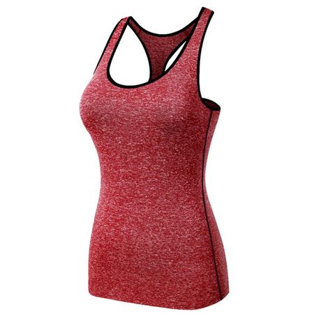 Neuwertiges Damen Sport Top rot für Gr. XS/S - 224243