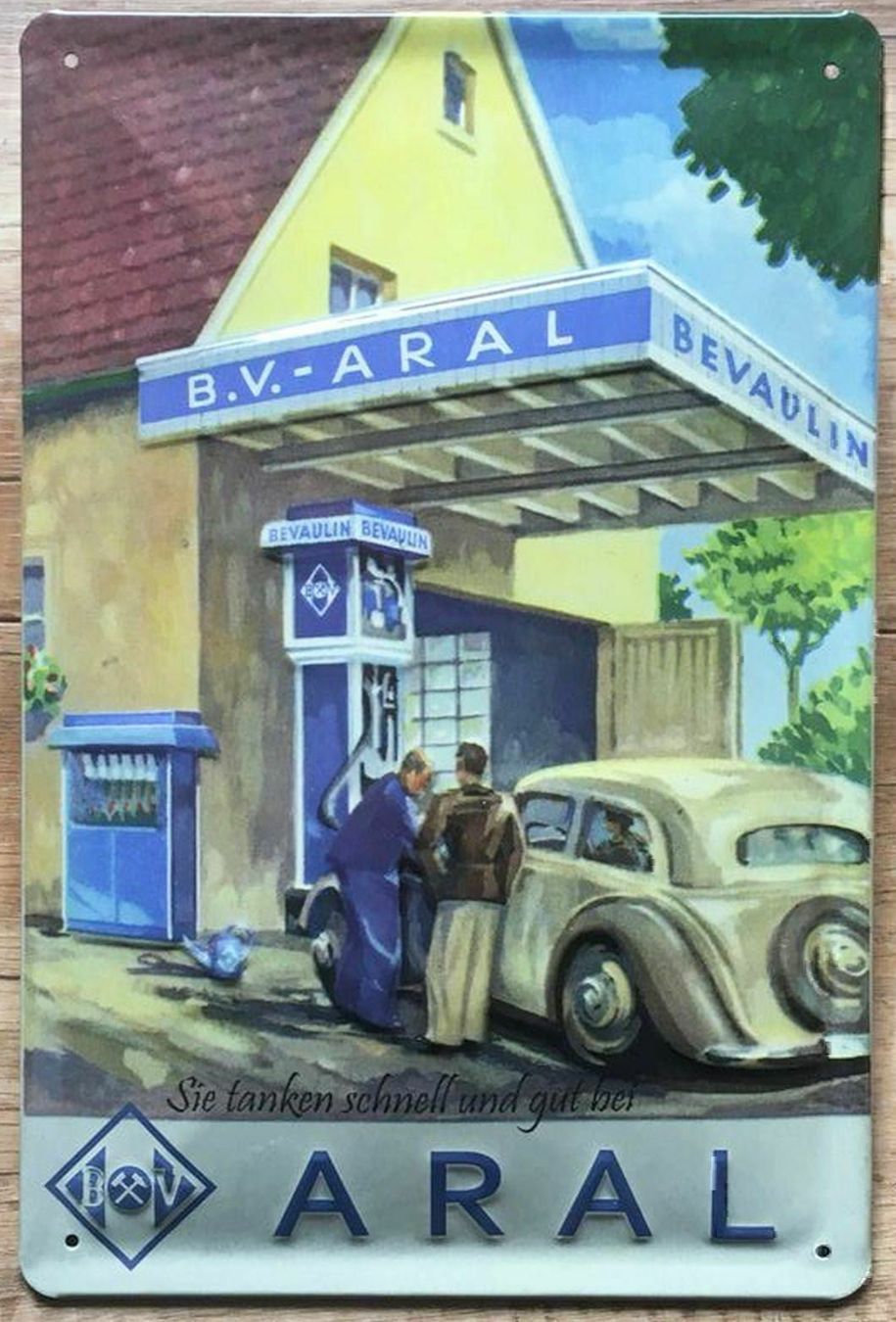Schilder: Blechschild 3D-ARAL BENZIN TANKSTELLE – Neu und originalverpackt aus Rupperswil von big-one-sale