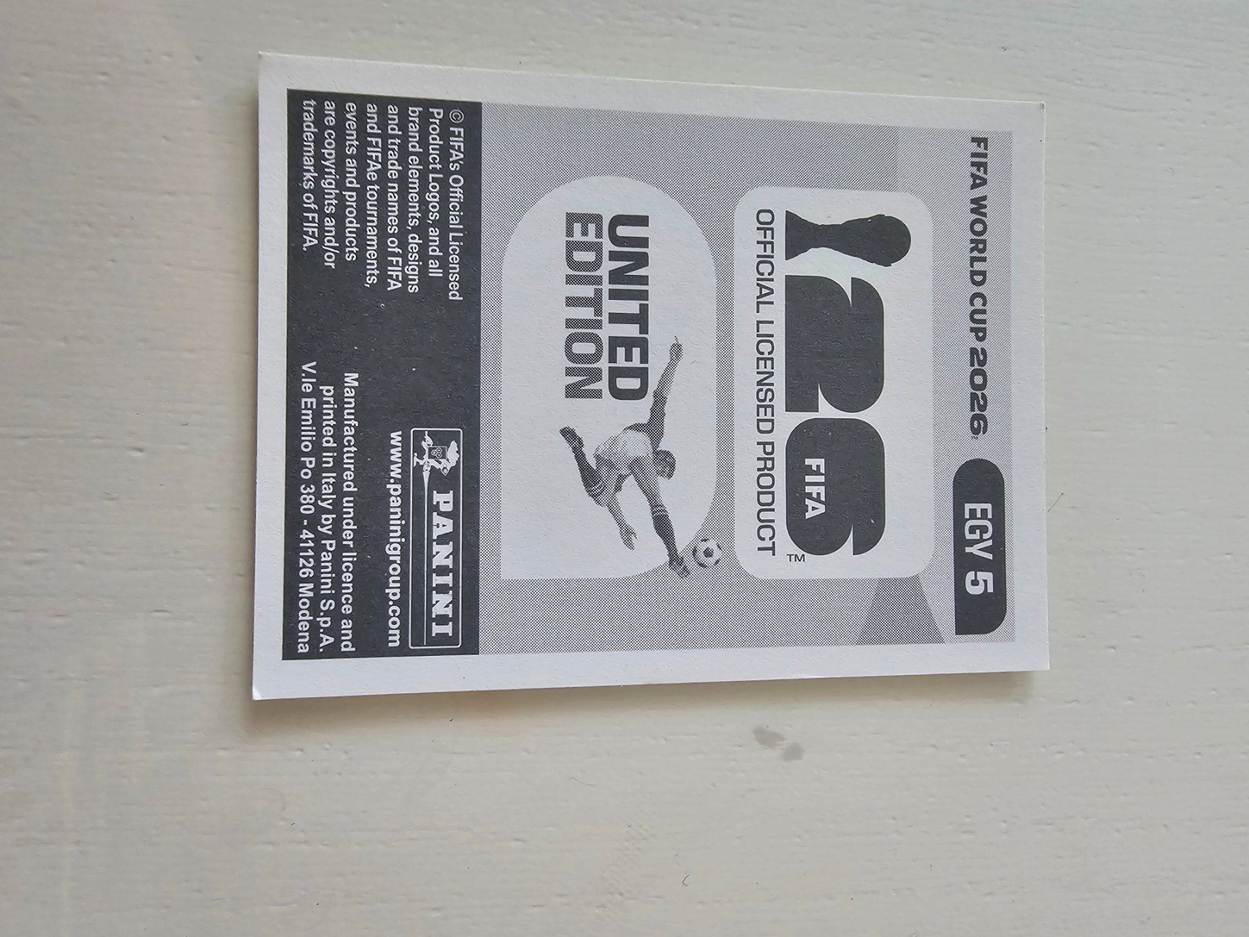 Panini Sammelbilder & Trading cards: EGY 5 – Gebraucht aus Pregassona von sig_6v2k 1