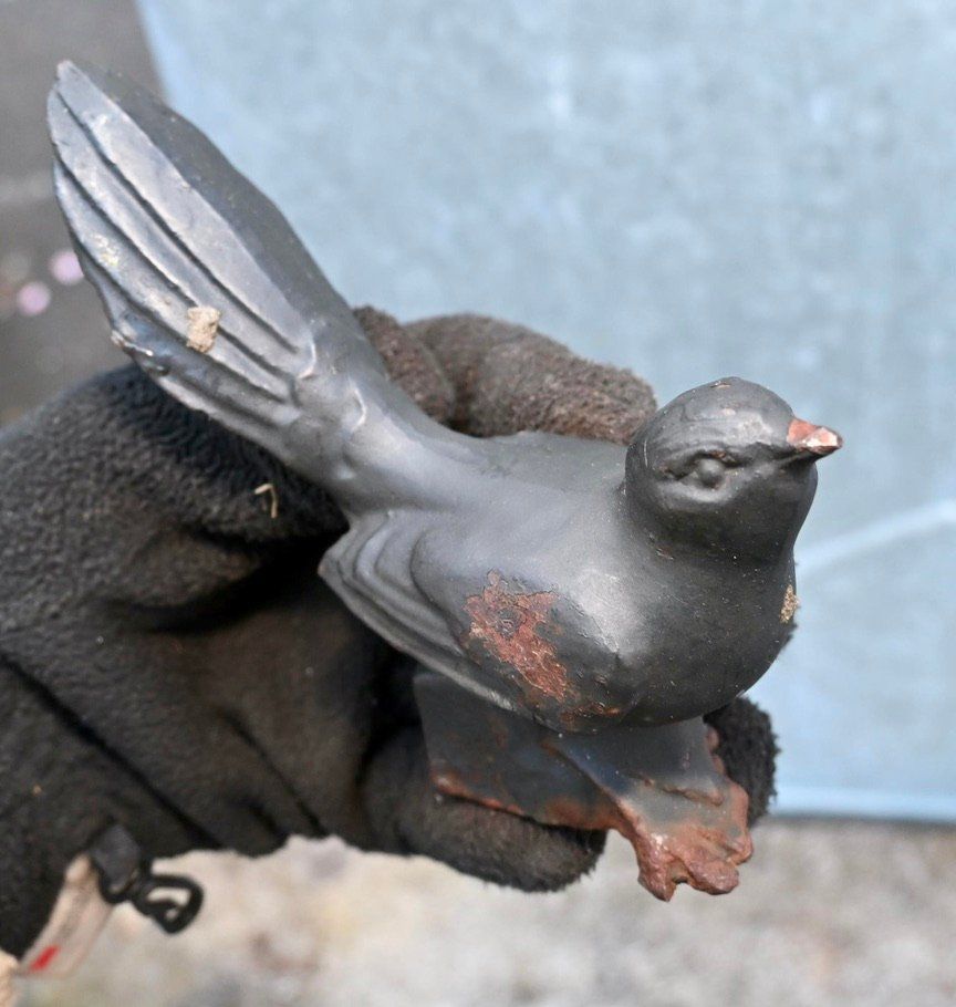 Figuren: alter GUSSEISEN Vogel gartenfigur etc A – Gebraucht aus Pfaffhausen von mono_rec 5