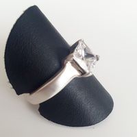 Damenring Silber 925 mit Zirkonia Grösse 19.0 mm