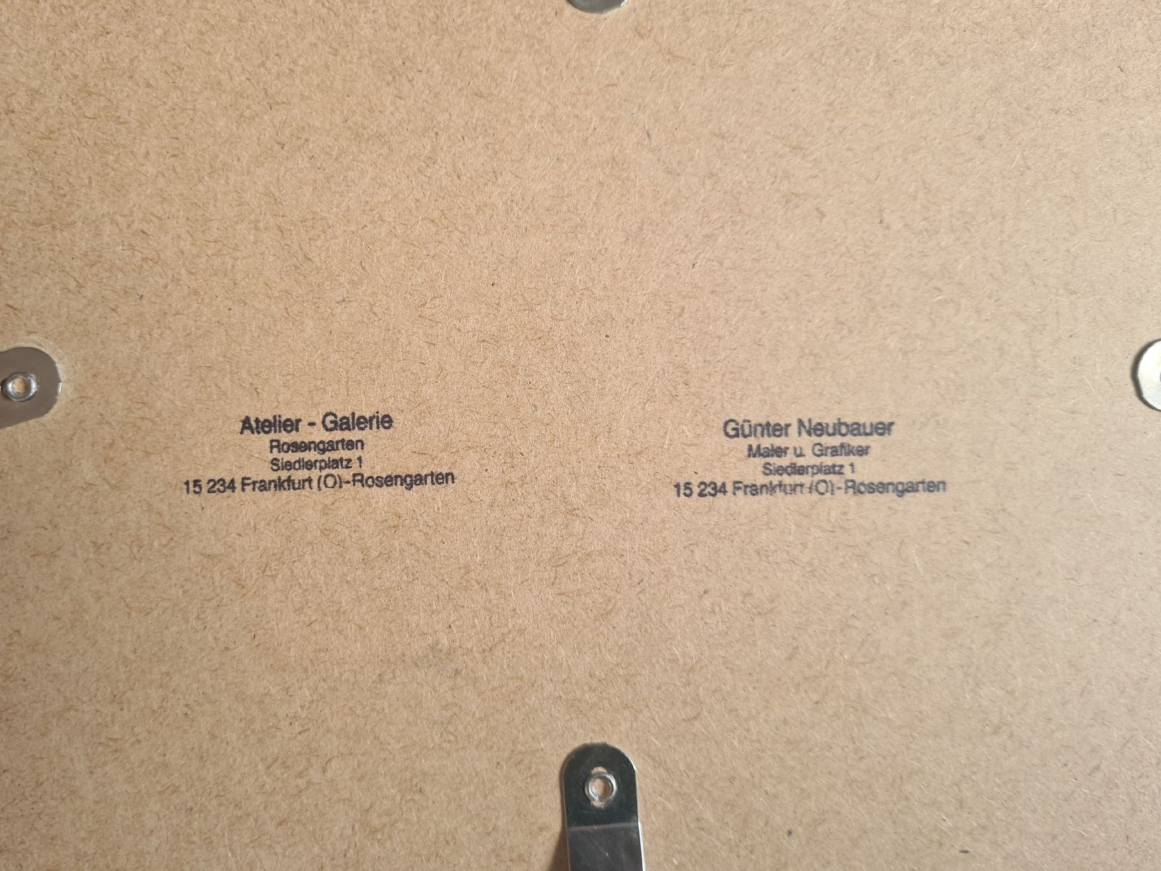 Tableaux: Günter NEUBAUER - An der Oder – D'occasion à Hünibach par sokothu 2