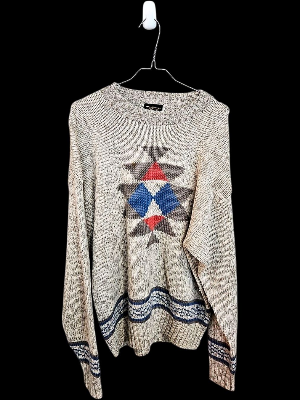 Maglioni & Felpe: Vintage Boathouse Row Pullover mit geometrischem Muster aus – Usato da Zug venduto da vinokilo 1