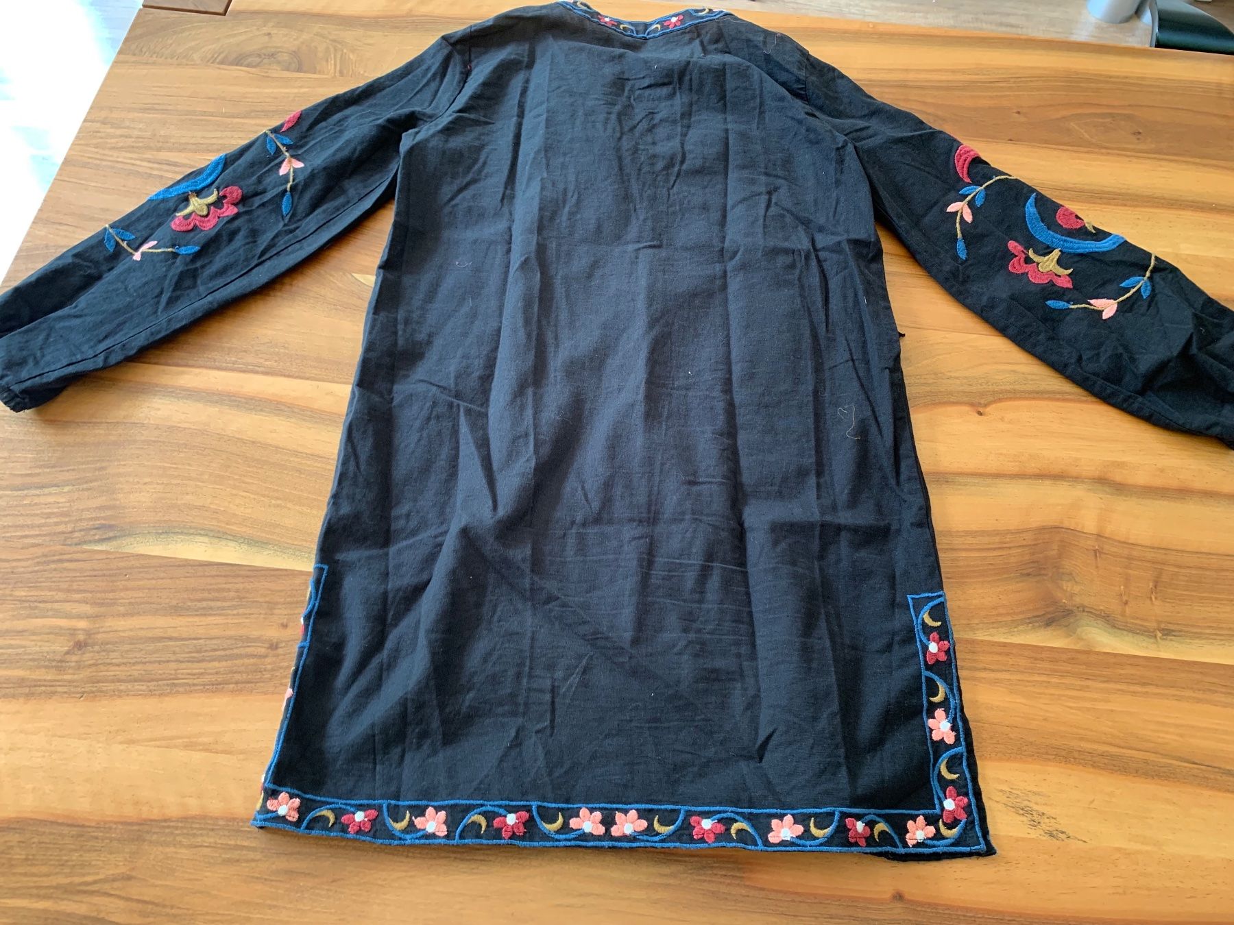 Zara Kleider: ZARA schwarzes Tunikakleid mit Stickerei Boho Gr. S – Neu (gemäss Beschreibung) aus Meiringen von snahhanssnah 4