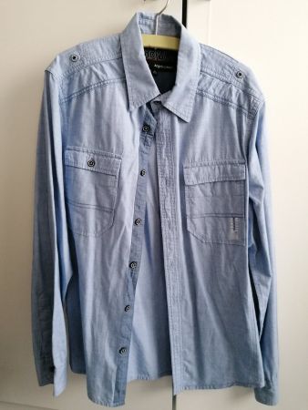 Hemd hellblau Gr. S